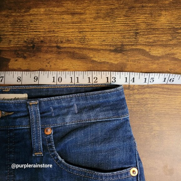 Madewell Jeans 27 Curvy High Rise Skinny Moreaux Wash AA621 Tummy Control - Picture 8 of 13